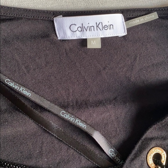 Calvin Klein black top gold M - Picture 8 of 8